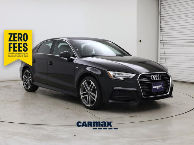 Black 2018 Audi A3 Sedan All-Wheel Drive Automatic