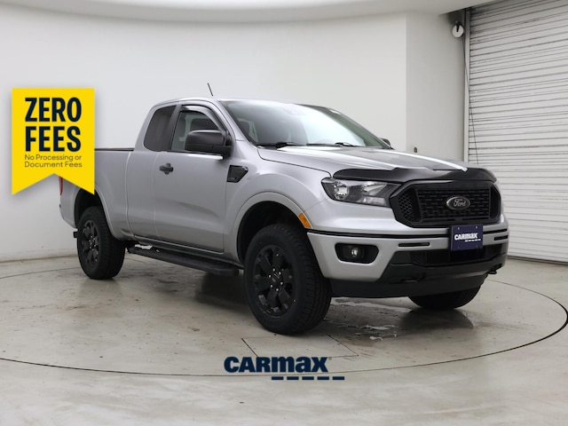 Silver 2023 Ford Ranger Pickup Truck Four-Wheel Drive Automatic
