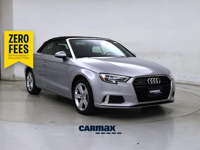 Silver 2018 Audi A3 Convertible All-Wheel Drive Automatic