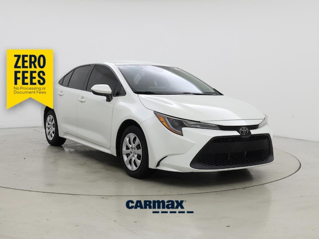 White 2021 Toyota Corolla Sedan Front-Wheel Drive Automatic