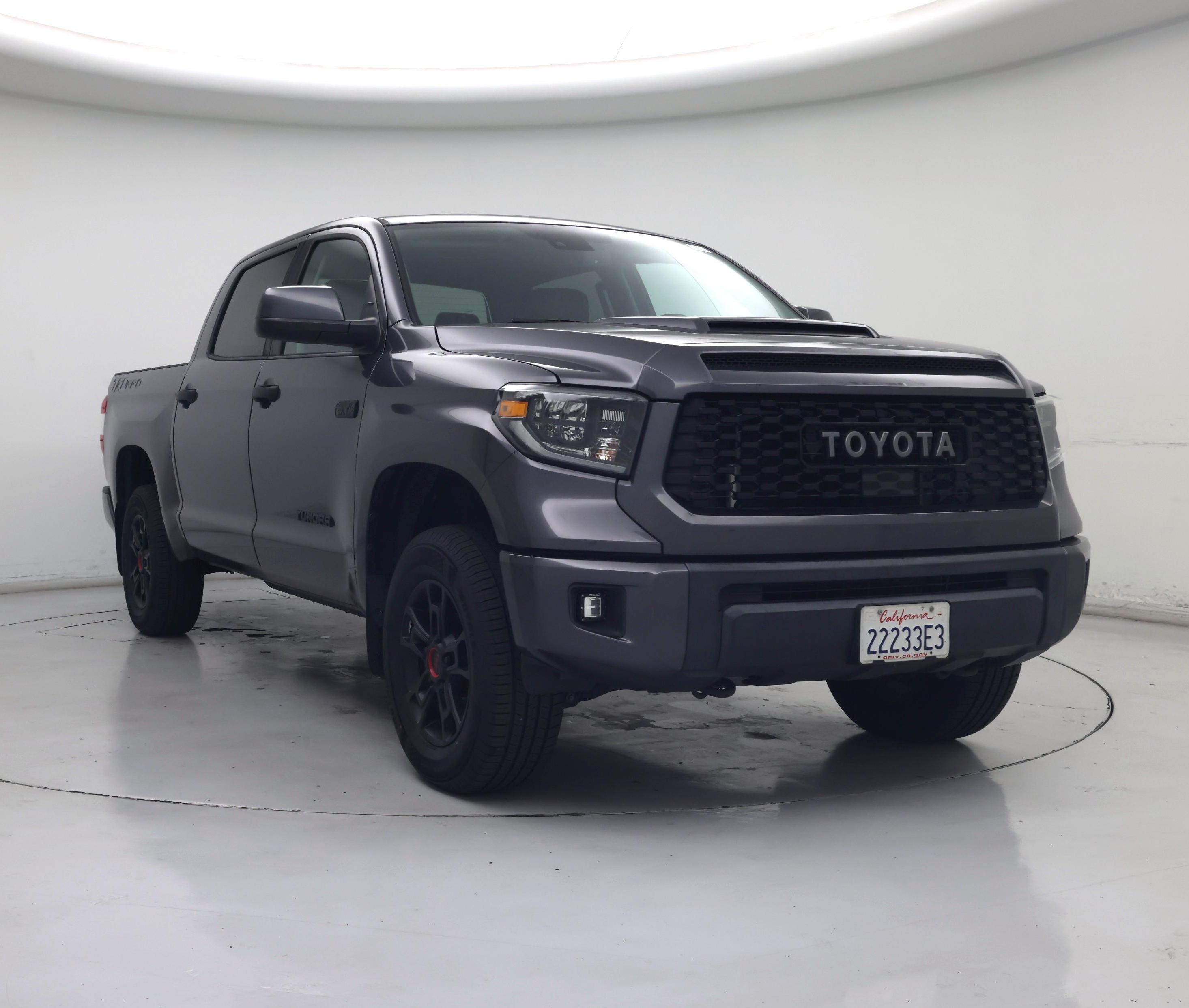 Gray 2021 Toyota Tundra Pickup Truck Four-Wheel Drive Automatic