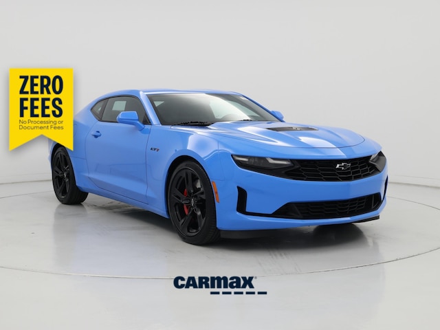 Blue 2022 Chevrolet Camaro Coupe Rear-Wheel Drive Manual