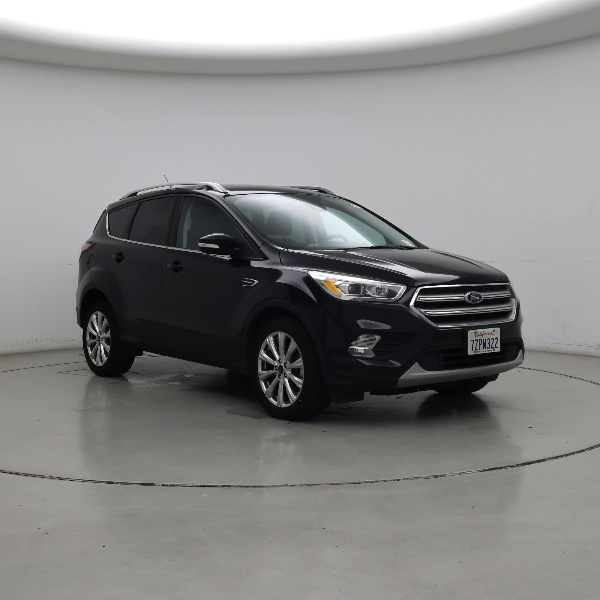 Black 2017 Ford Escape SUV / Crossover Front-Wheel Drive Automatic