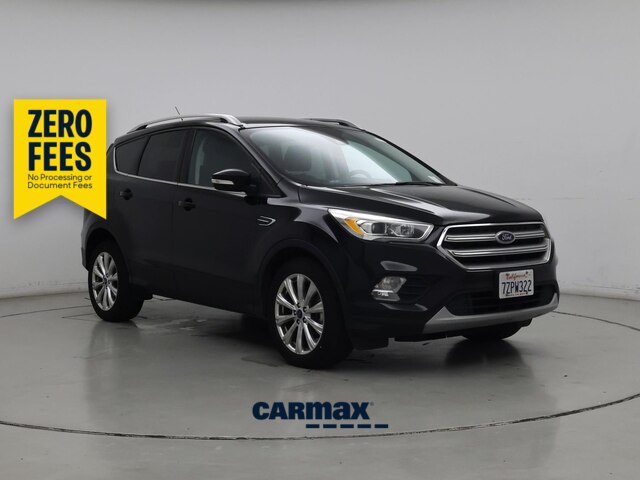 Black 2017 Ford Escape SUV / Crossover Front-Wheel Drive Automatic