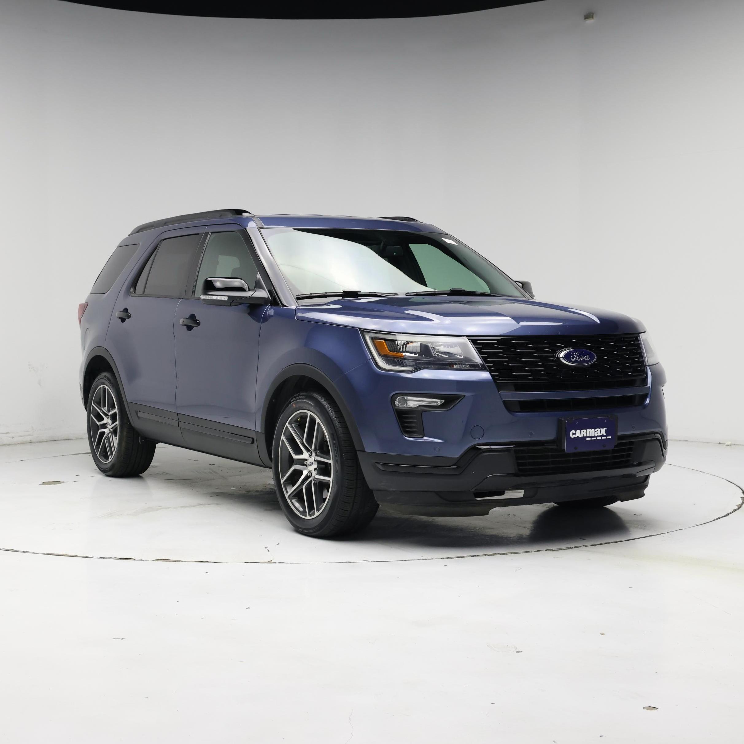 Blue 2019 Ford Explorer SUV / Crossover All-Wheel Drive Automatic