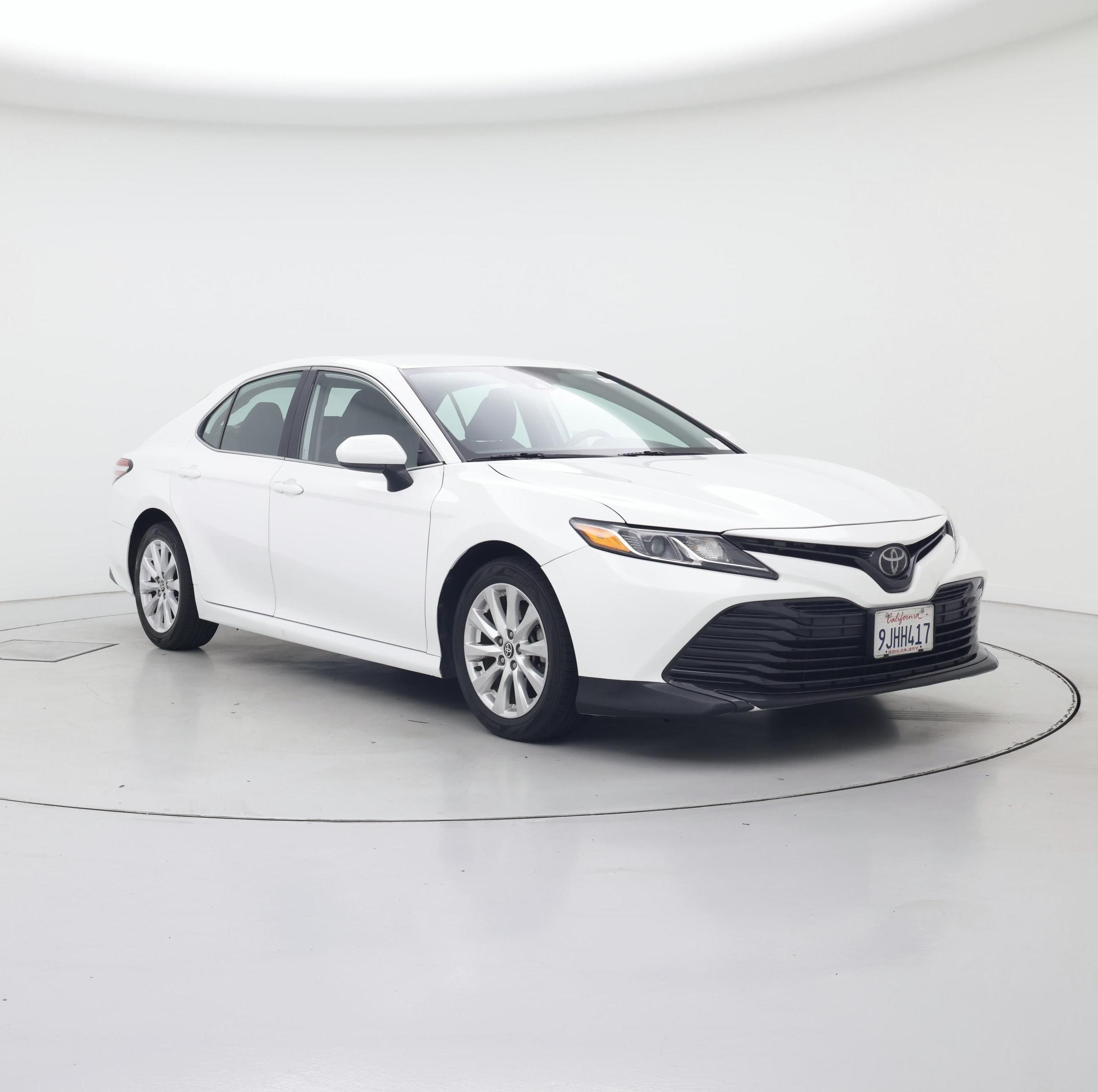 White 2020 Toyota Camry Sedan Front-Wheel Drive Automatic
