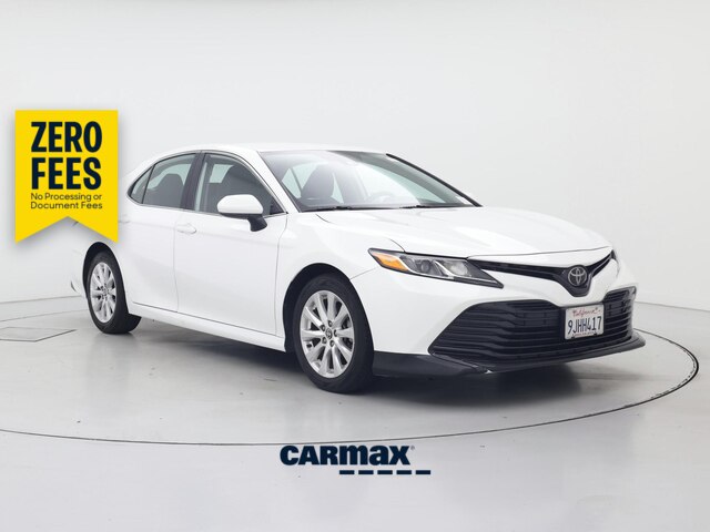 White 2020 Toyota Camry Sedan Front-Wheel Drive Automatic