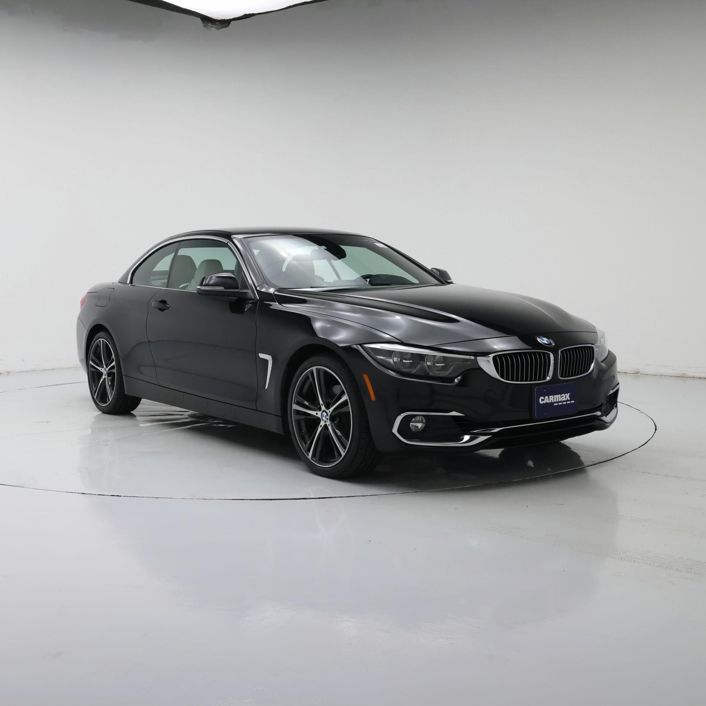 Black 2019 BMW 4 Series Convertible All-Wheel Drive Automatic