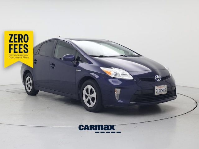 Blue 2015 Toyota Prius Hatchback Front-Wheel Drive Automatic