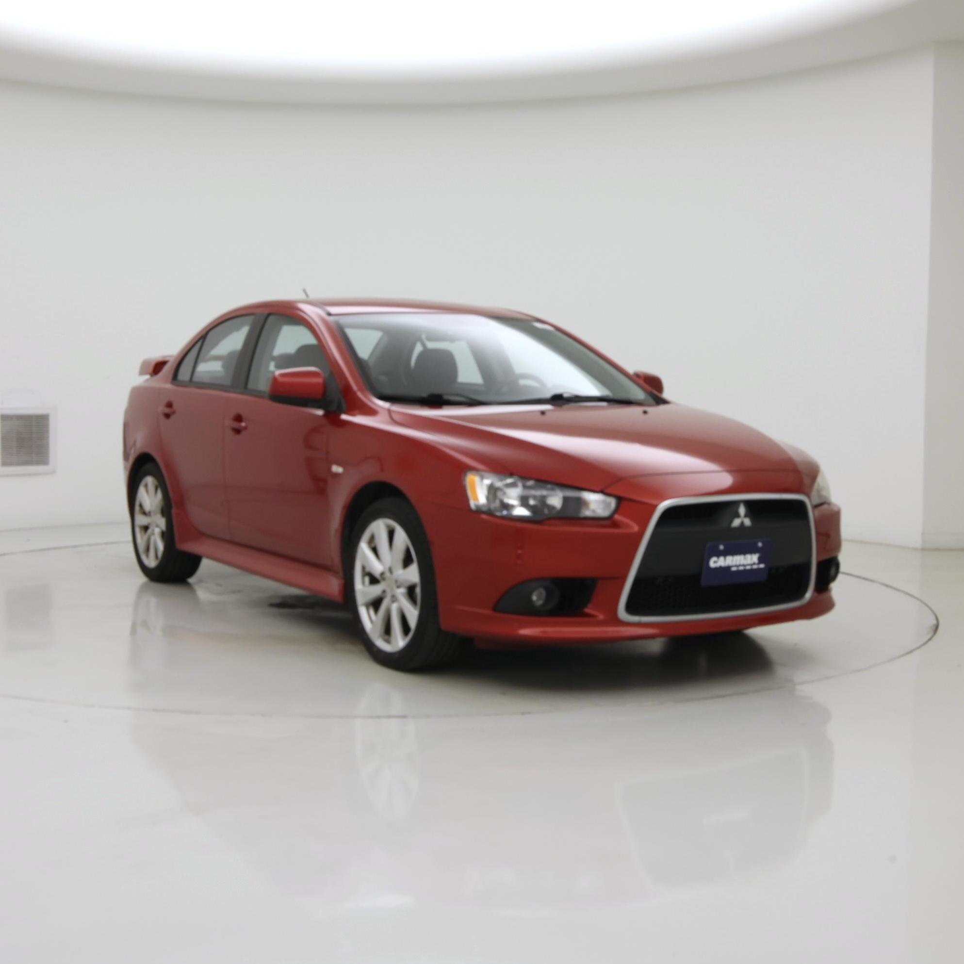 Red 2014 Mitsubishi Lancer Sedan Front-Wheel Drive Automatic