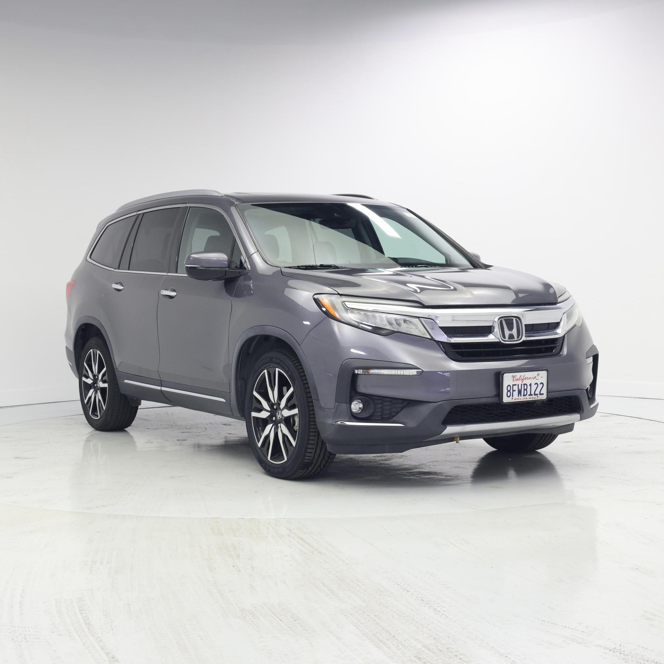 Gray 2019 Honda Pilot SUV / Crossover Front-Wheel Drive Automatic