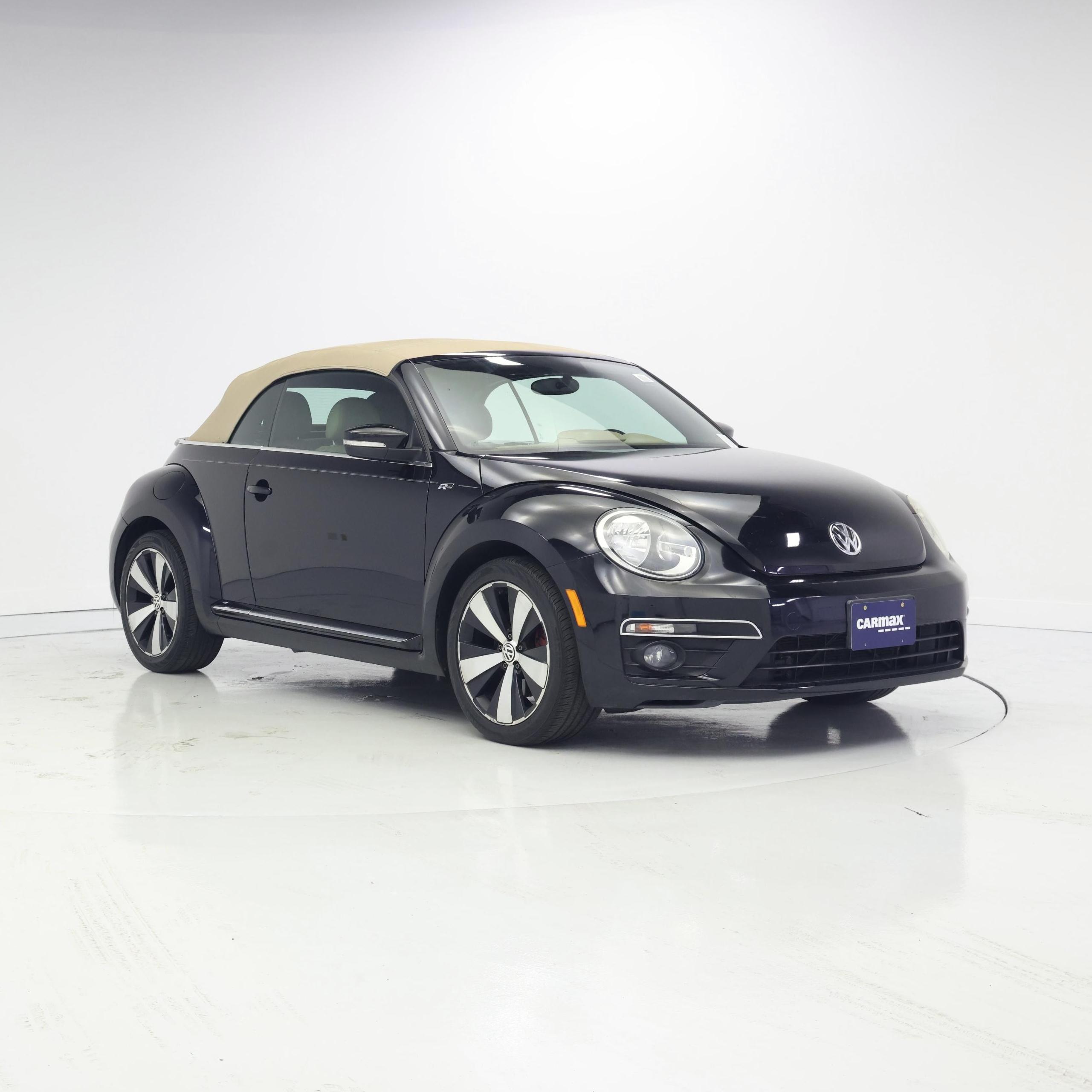 Black 2014 Volkswagen Beetle Convertible Front-Wheel Drive Automatic