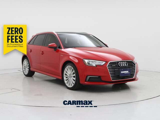 Red 2017 Audi A3 Sportback Wagon Front-Wheel Drive Automatic