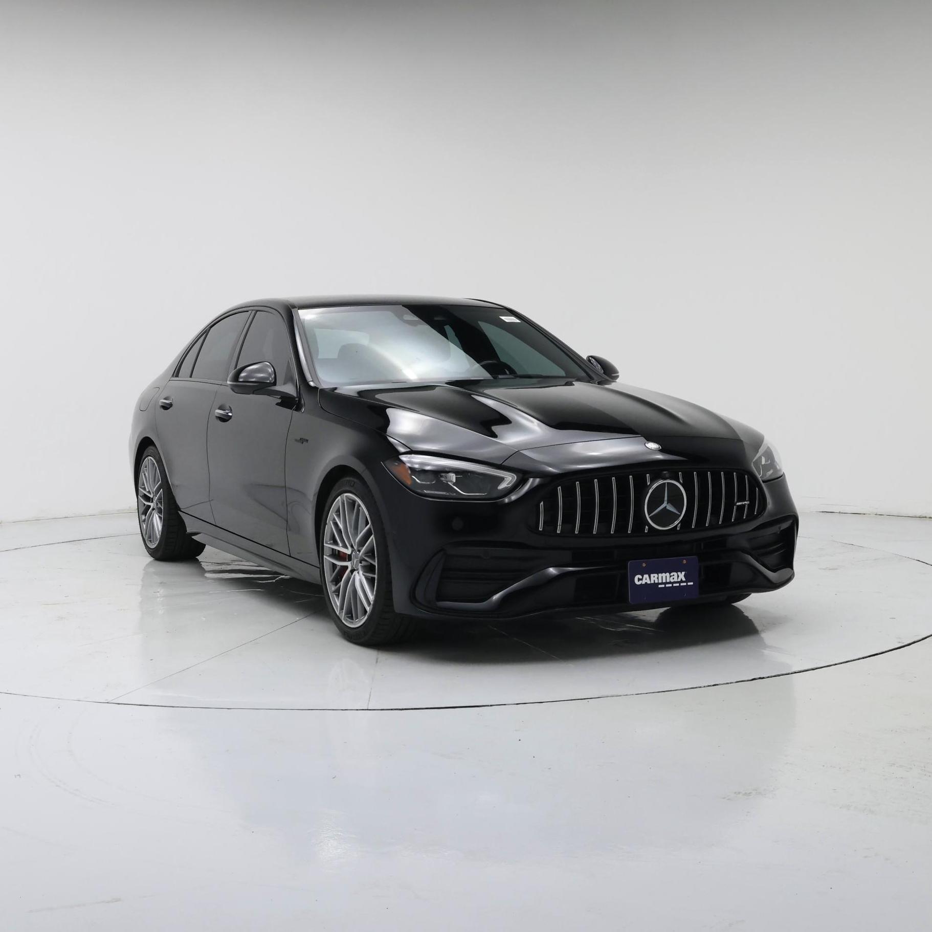 Black 2025 Mercedes-Benz C-Class Sedan All-Wheel Drive Automatic
