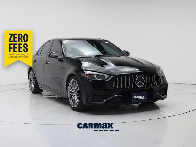 Black 2025 Mercedes-Benz C-Class Sedan All-Wheel Drive Automatic