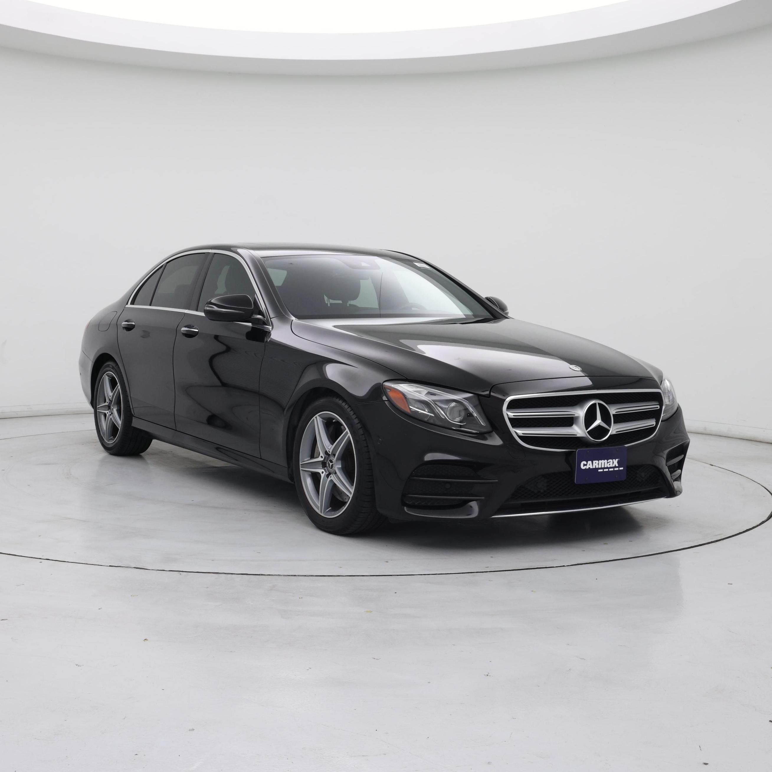 Black 2018 Mercedes-Benz E-Class Sedan Rear-Wheel Drive Automatic