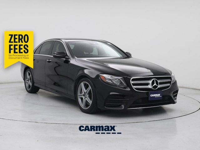 Black 2018 Mercedes-Benz E-Class Sedan Rear-Wheel Drive Automatic