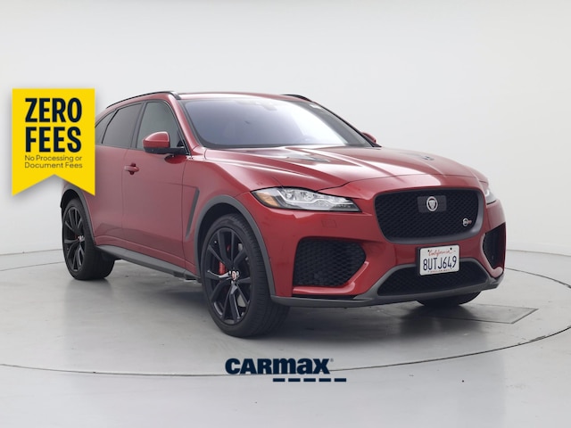 Red 2020 Jaguar F-PACE SUV / Crossover All-Wheel Drive Automatic