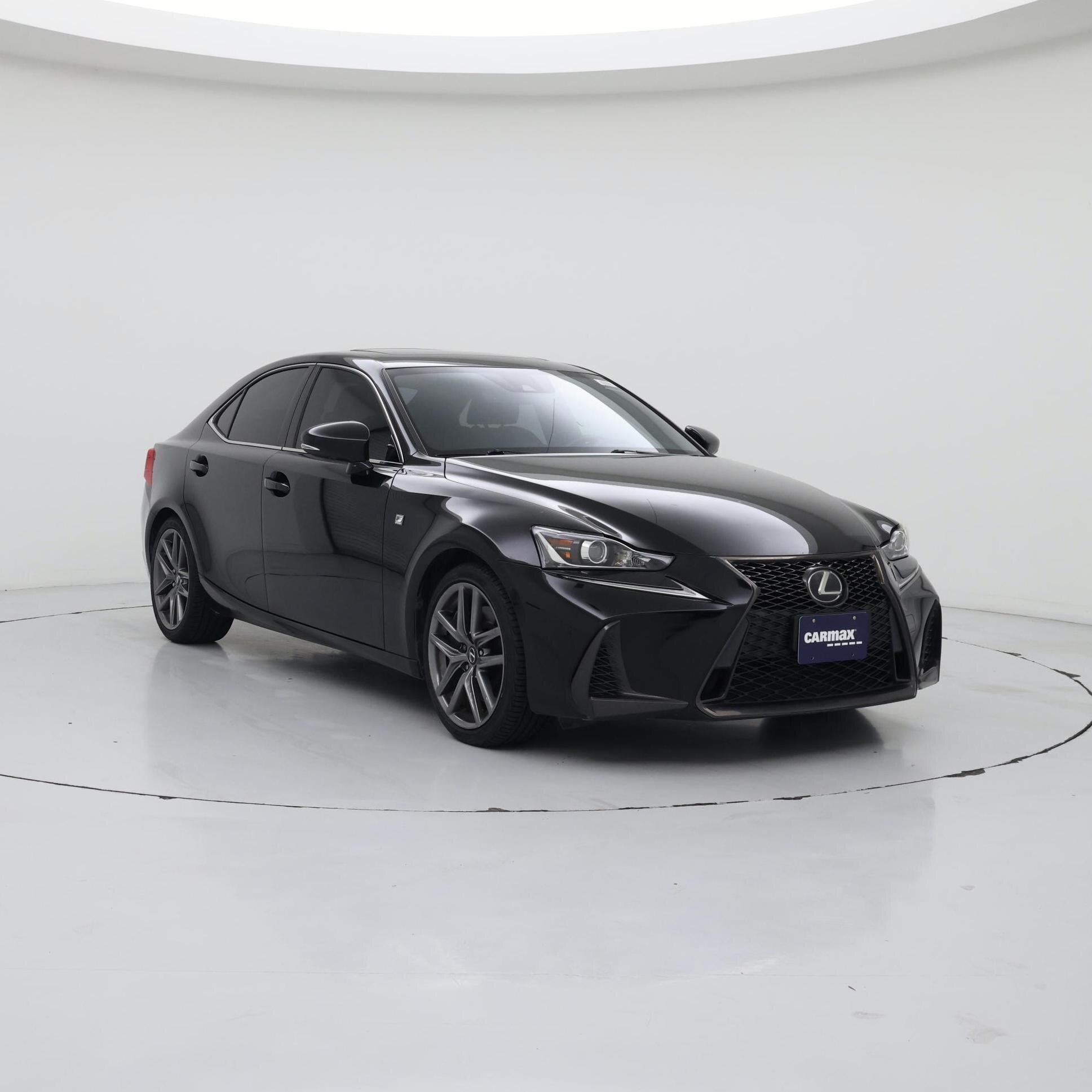 Black 2017 Lexus IS Sedan Rear-Wheel Drive Automatic
