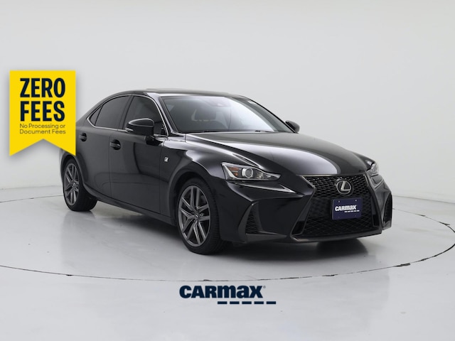 Black 2017 Lexus IS Sedan Rear-Wheel Drive Automatic