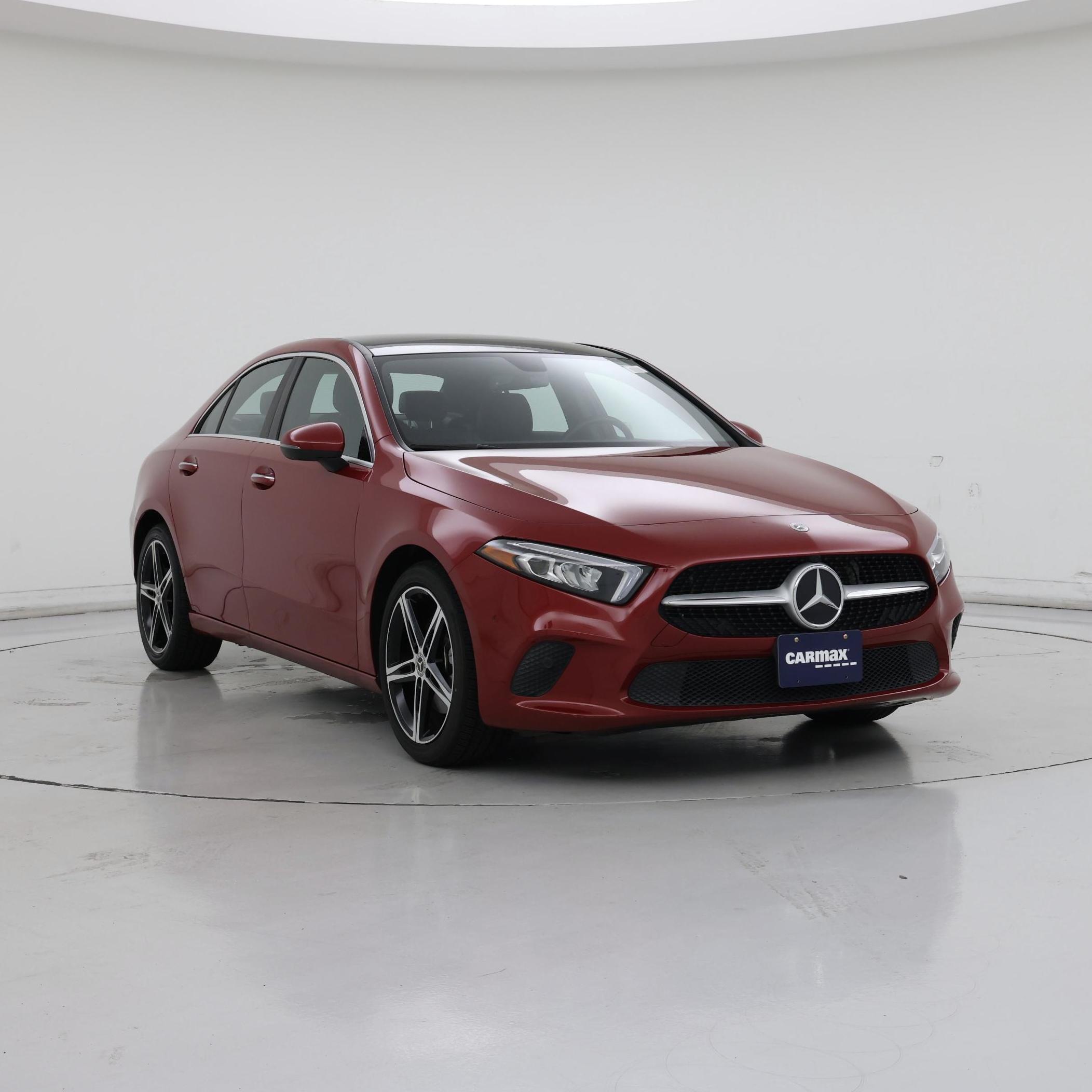Red 2022 Mercedes-Benz A-Class Sedan All-Wheel Drive Automatic