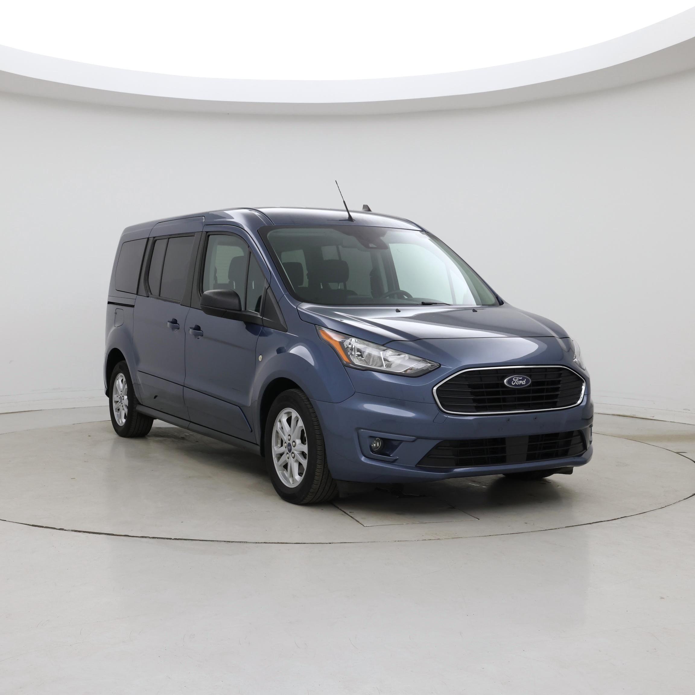 Blue 2020 Ford Transit Connect Van Front-Wheel Drive Automatic