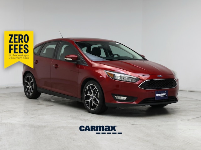 Red 2017 Ford Focus Hatchback Front-Wheel Drive Automatic