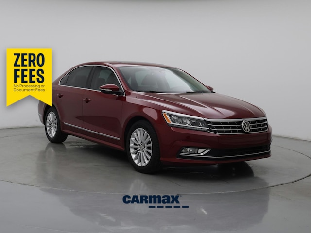 Red (Burgundy) 2016 Volkswagen Passat Sedan Front-Wheel Drive Automatic