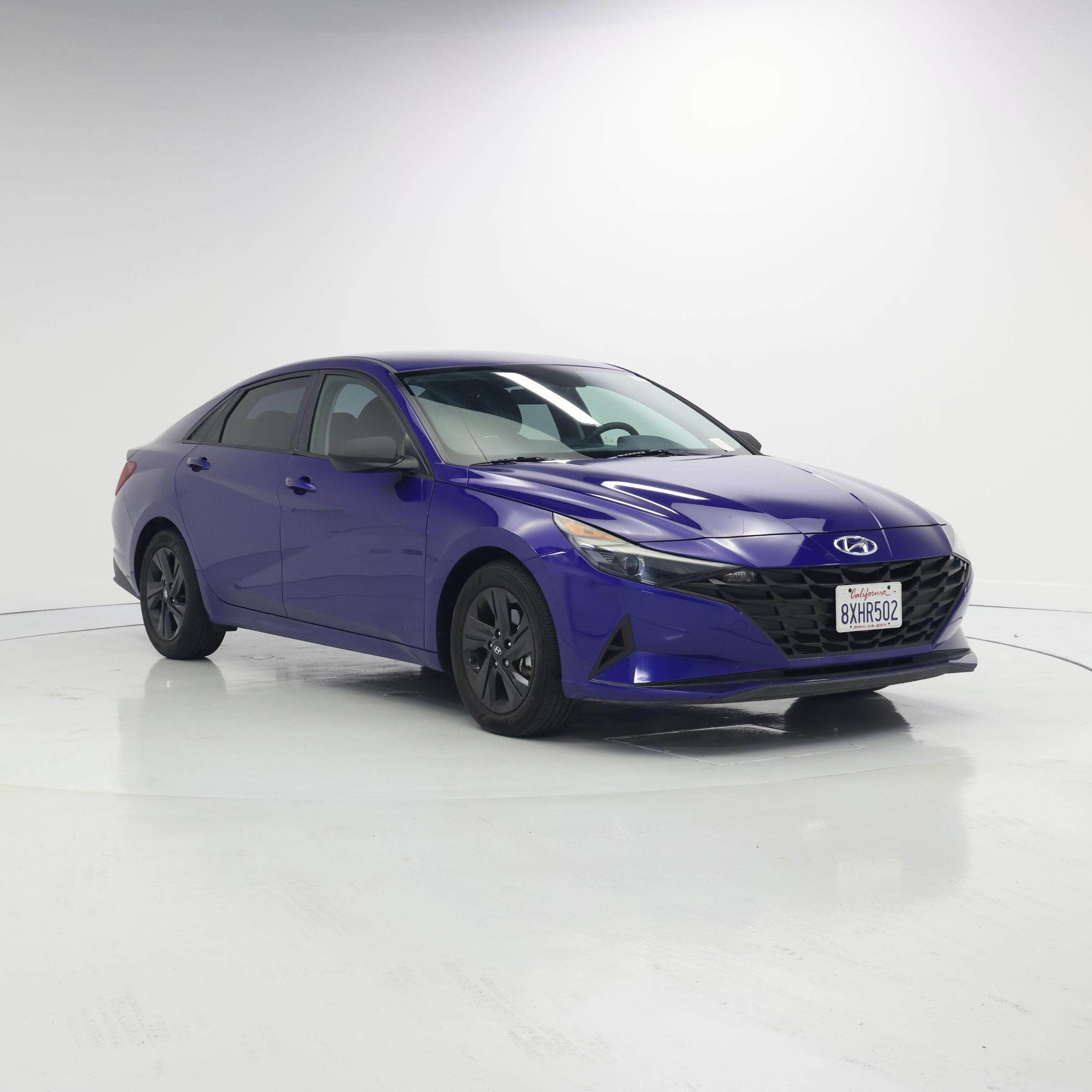 Blue 2021 Hyundai Elantra Sedan Front-Wheel Drive Automatic