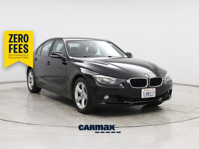 Black 2015 BMW 3 Series Sedan Rear-Wheel Drive Automatic