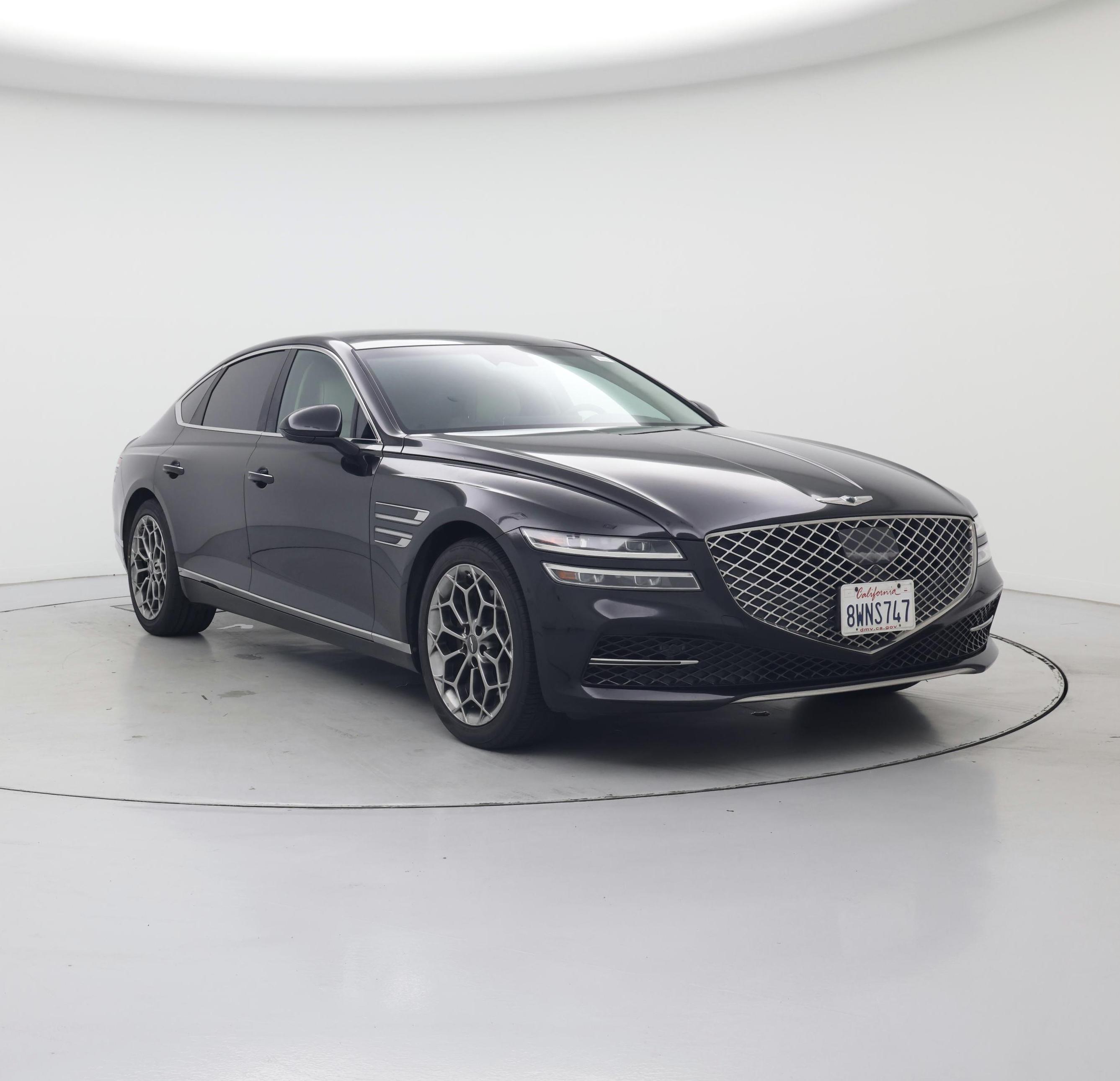 Black 2021 Genesis G80 Sedan  Automatic