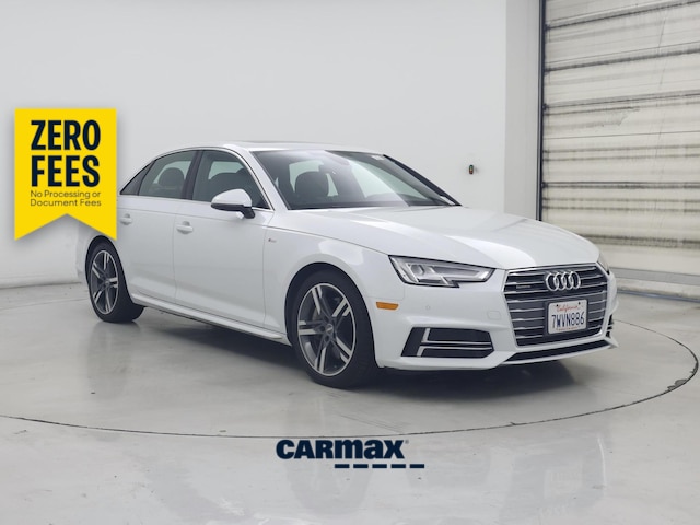 White 2017 Audi A4 Sedan All-Wheel Drive Automatic