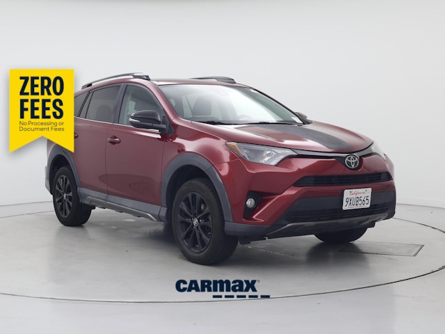 Red 2018 Toyota RAV4 SUV / Crossover All-Wheel Drive Automatic