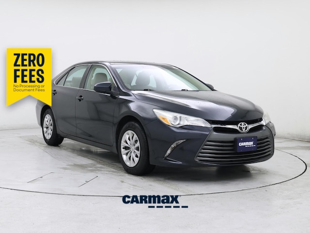 Blue 2015 Toyota Camry Sedan Front-Wheel Drive Automatic