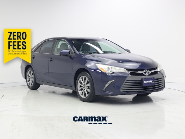 Blue 2017 Toyota Camry Sedan Front-Wheel Drive Automatic