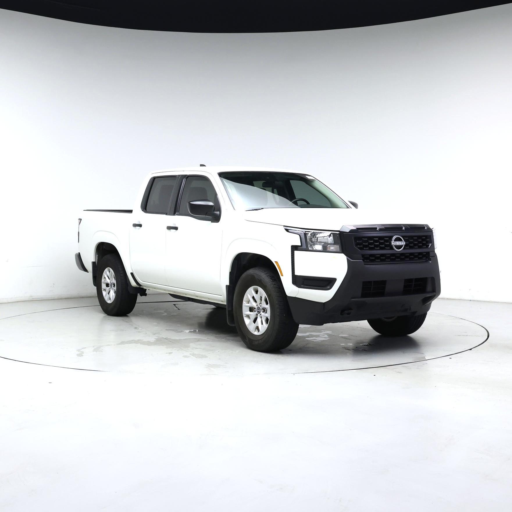 White 2025 Nissan Frontier Pickup Truck Four-Wheel Drive Automatic