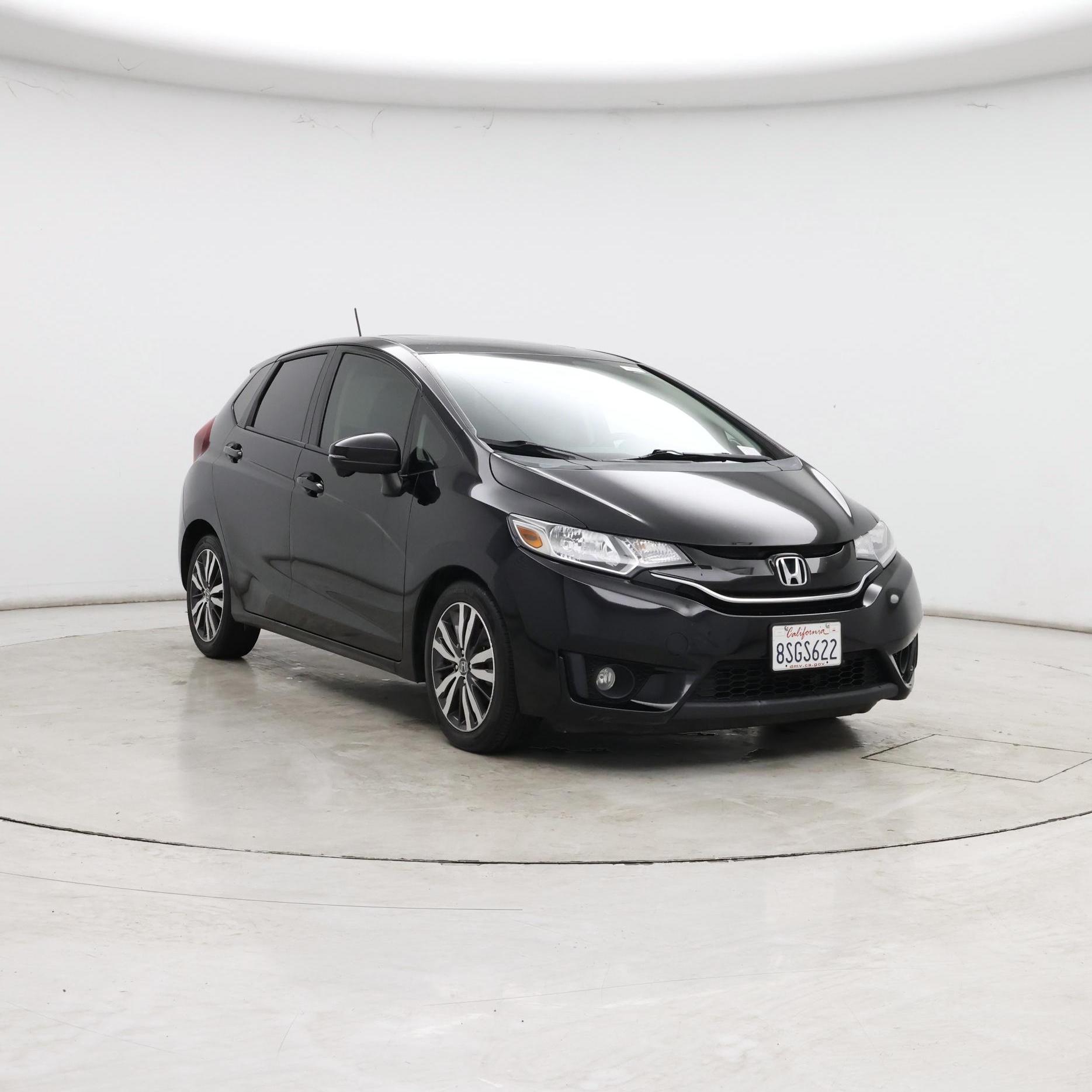 Black 2015 Honda Fit Hatchback Front-Wheel Drive Automatic