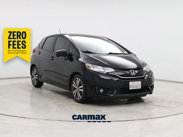 Black 2015 Honda Fit Hatchback Front-Wheel Drive Automatic
