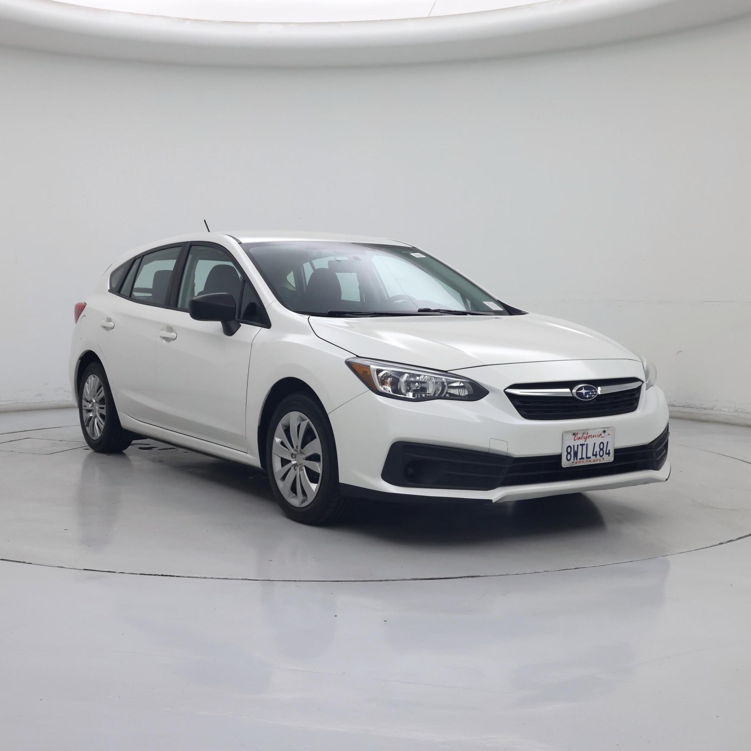White 2021 Subaru Impreza Sedan  Automatic