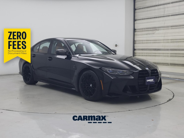 Black 2021 BMW M3 Sedan Rear-Wheel Drive Automatic