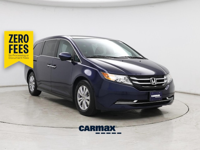 Blue 2015 Honda Odyssey Minivan Front-Wheel Drive Automatic