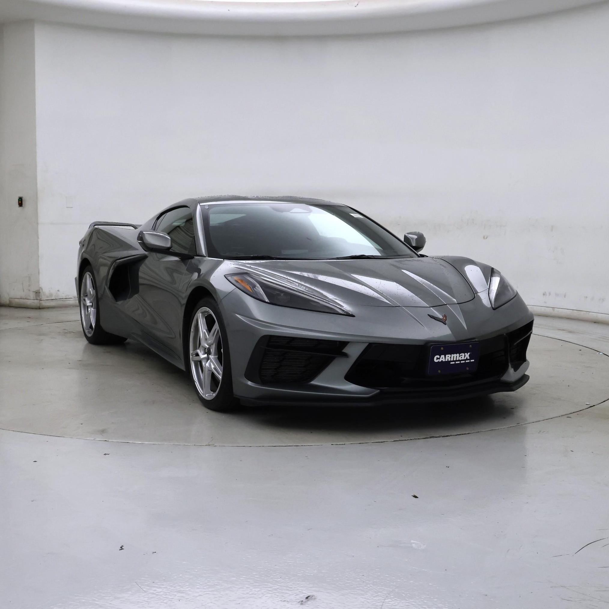 Gray 2024 Chevrolet Corvette Coupe Rear-Wheel Drive Automatic