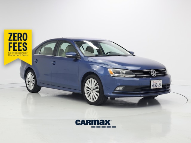 Blue 2016 Volkswagen Jetta Sedan Front-Wheel Drive Automatic