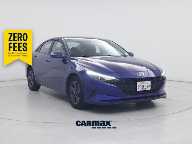 Blue 2022 Hyundai Elantra Sedan Front-Wheel Drive Automatic