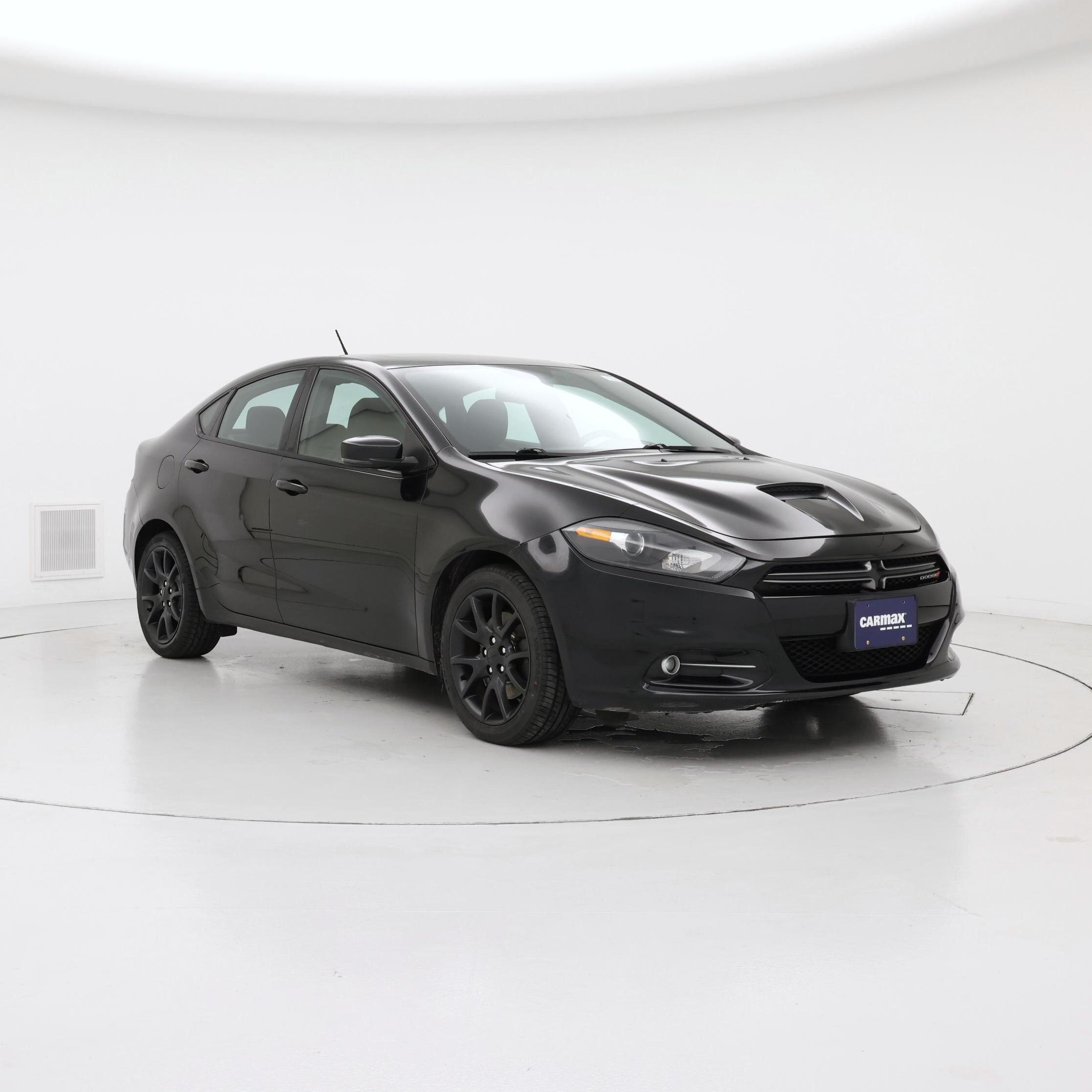 Black 2016 Dodge Dart Sedan Front-Wheel Drive Automatic