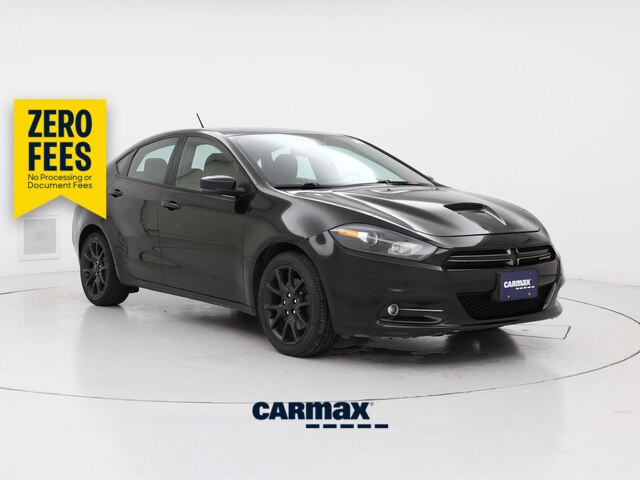 Black 2016 Dodge Dart Sedan Front-Wheel Drive Automatic