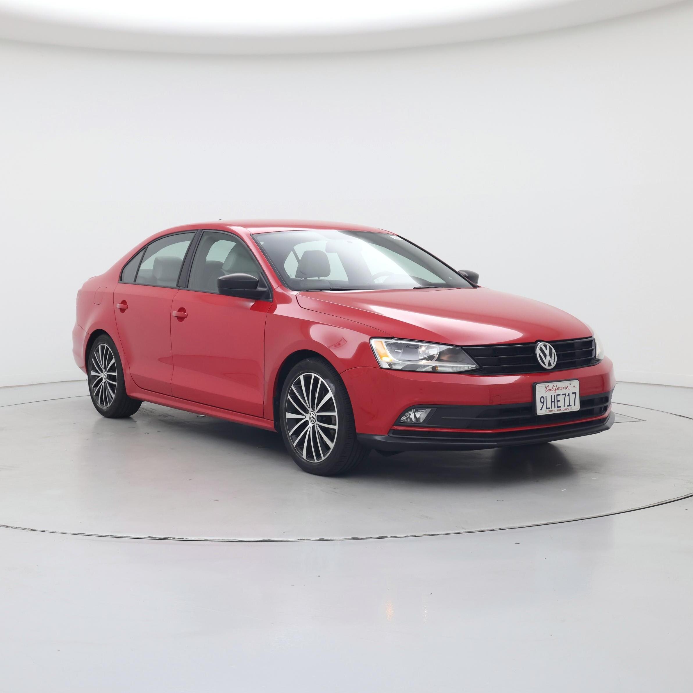 Red 2016 Volkswagen Jetta Sedan Front-Wheel Drive Automatic
