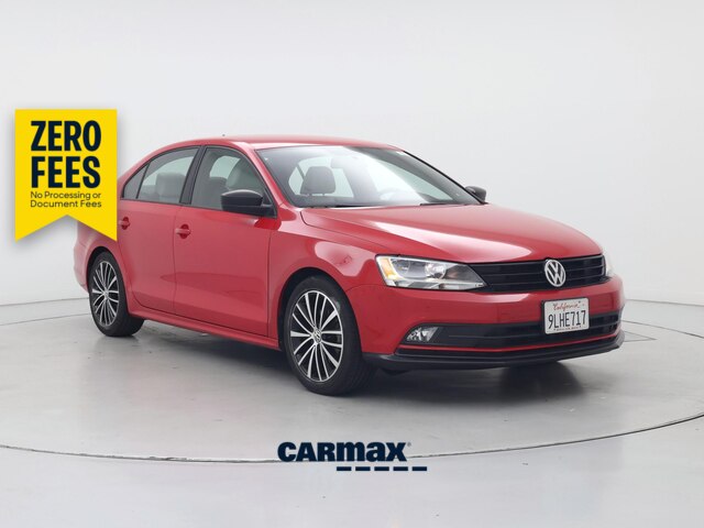 Red 2016 Volkswagen Jetta Sedan Front-Wheel Drive Automatic