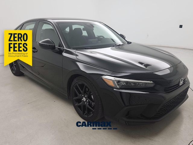 Black 2024 Honda Civic Sedan Front-Wheel Drive Automatic