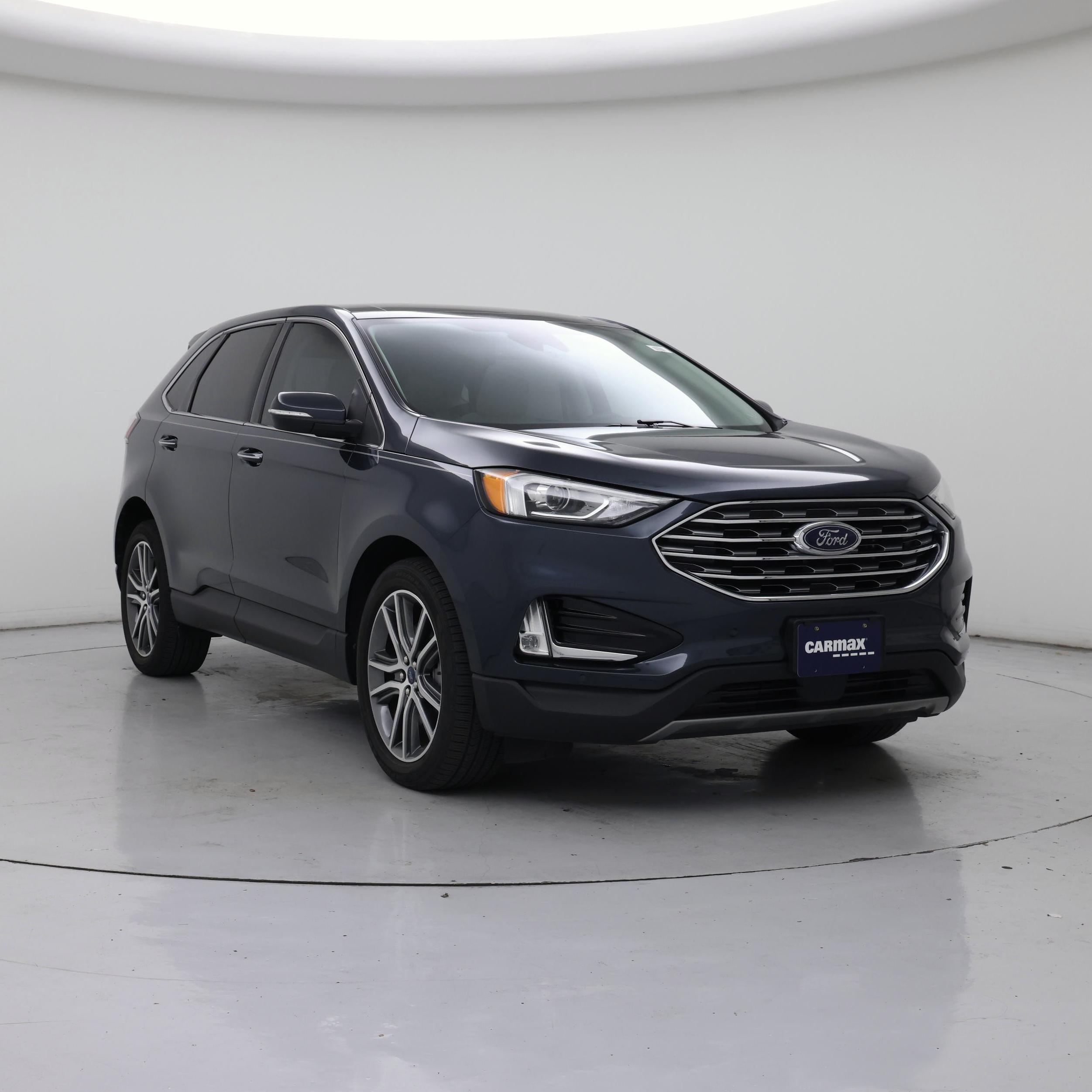 Blue 2022 Ford Edge SUV / Crossover All-Wheel Drive Automatic